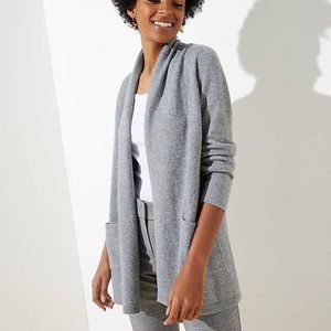 LOFT NWT Shawl Collar Open Cardigan